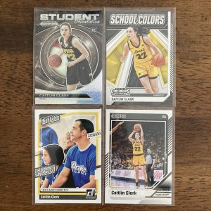caitlin clark lot of basketball cards, rookie rc - instant collection bundle pack