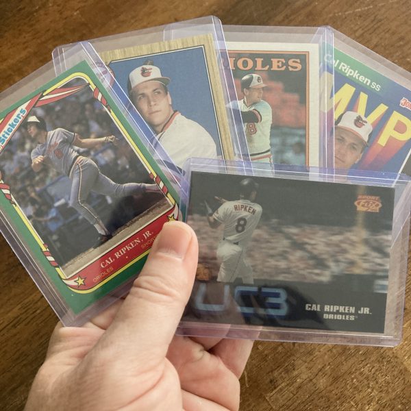 cal ripken jr lot of vintage baseball cards - instant collection bundle pack