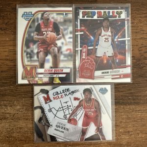 derik queen lot of basketball cards - instant collection bundle pack