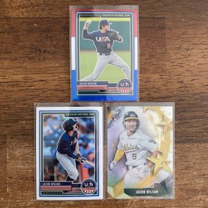 jacob wilson lot of baseball cards, rookie rc - instant collection bundle pack
