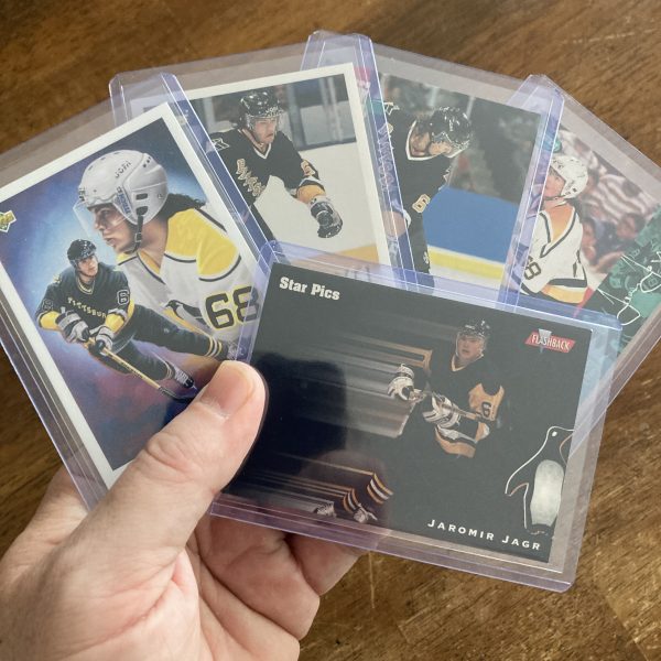 jaromir jagr lot of vintage ice hockey cards - instant collection bundle pack
