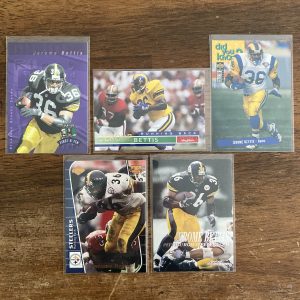 jerome bettis lot of vintage football cards - instant collection bundle pack