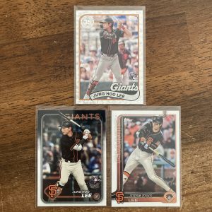 jung hoo lee lot of baseball cards - instant collection bundle pack