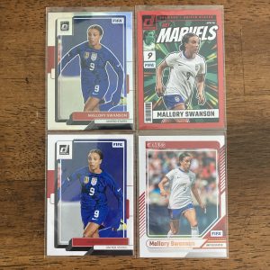 mallory swanson lot of soccer cards - instant collection bundle pack
