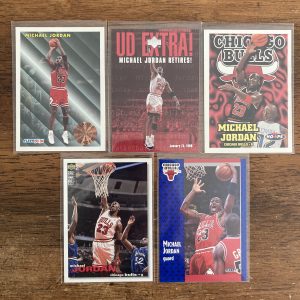 michael jordan lot of vintage basketball cards - instant collection pack