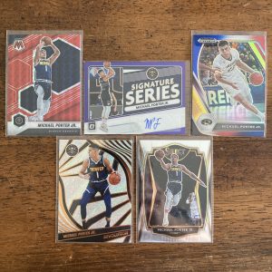 michael porter jr lot of basketball cards, autograph - instant collection bundle pack
