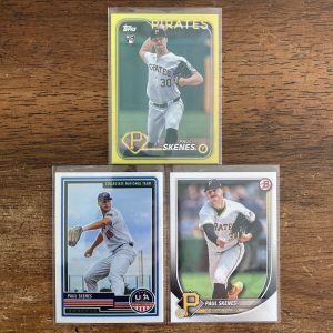 paul skenes lot of baseball cards, rookie rc - instant collection bundle pack