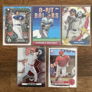 shohei ohtani lot of baseball cards - instant collection bundle pack