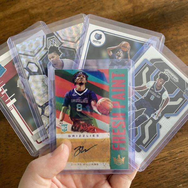 ziaire williams lot of basketball cards, rookie rc, autograph - instant collection bundle pack