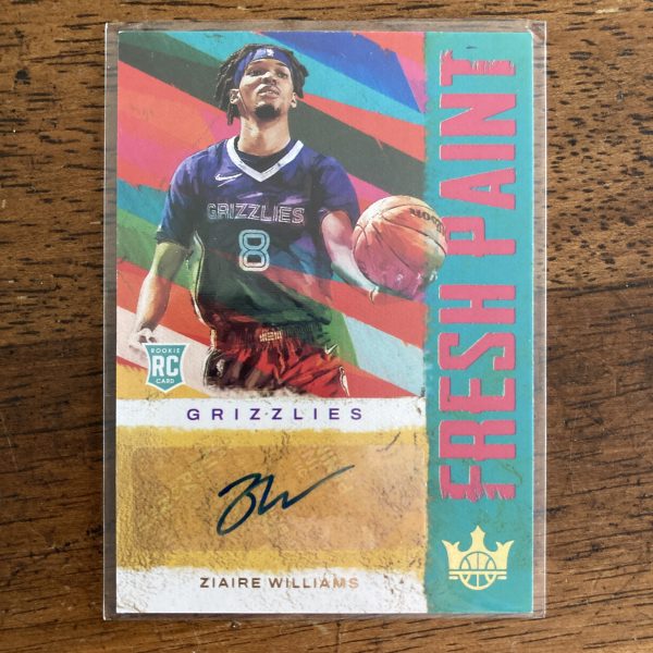 Ziaire Williams Lot w/SP Auto RC (#'ed /199), Pack of 5 Basketball Cards (inv1) - Image 4