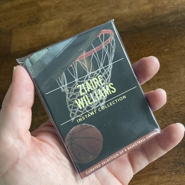 ziaire williams pack of basketball cards - instant collection bundle lot