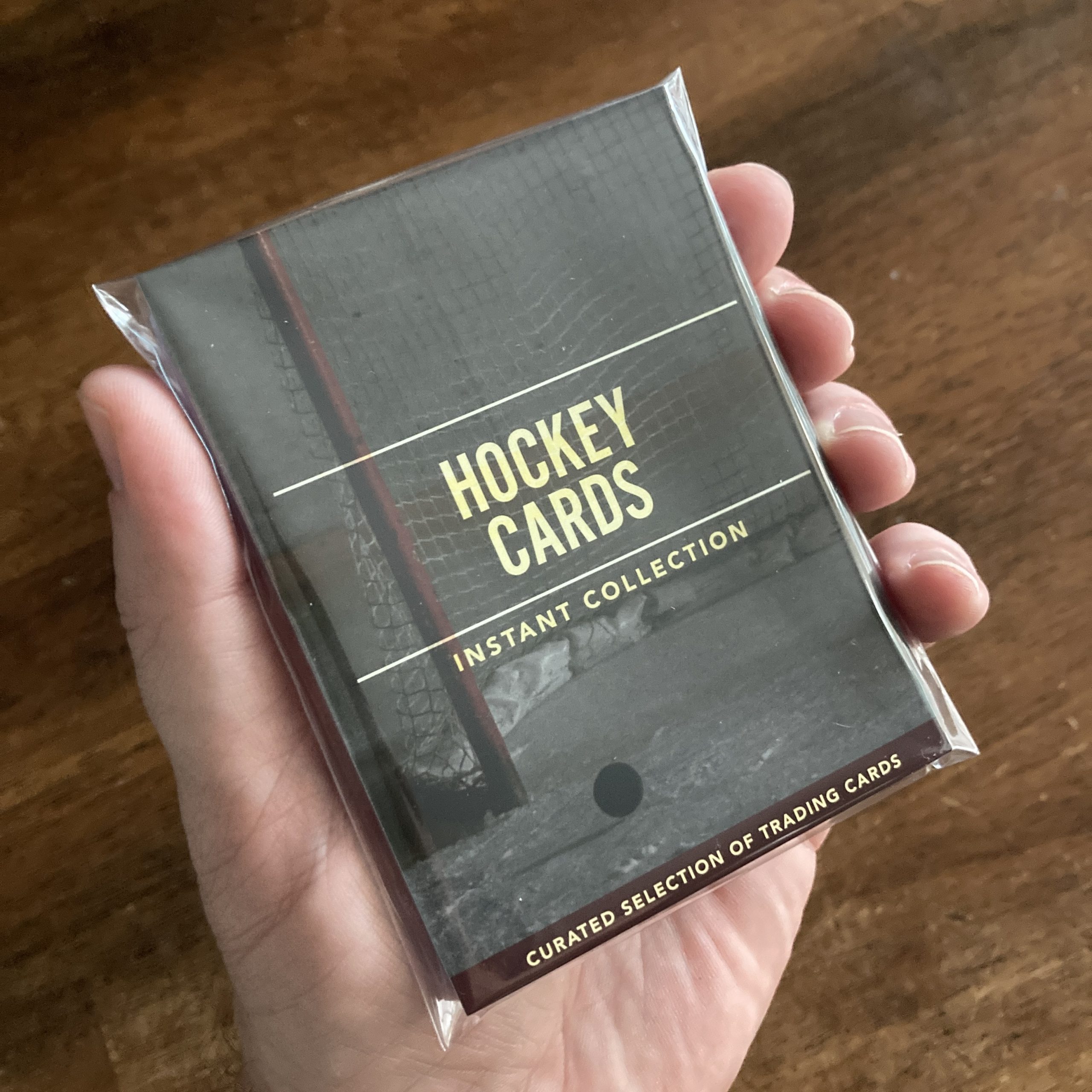 curated pack of ice hockey cards - instant collection bundle lot
