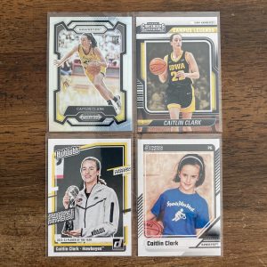 caitlin clark lot of basketball cards, rookie rc - instant collection bundle pack