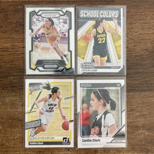 caitlin clark lot of basketball cards, rookie rc - instant collection bundle pack