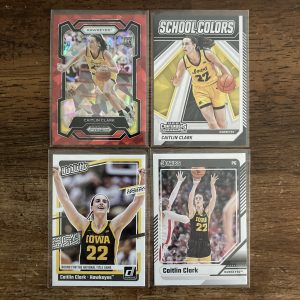 caitlin clark lot of basketball cards, rookie rc - instant collection bundle pack