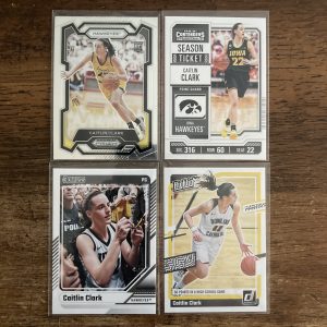 caitlin clark lot of basketball cards, rookie rc - instant collection bundle pack