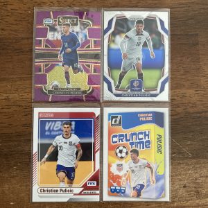 christian pulisic lot of soccer cards - instant collection bundle pack