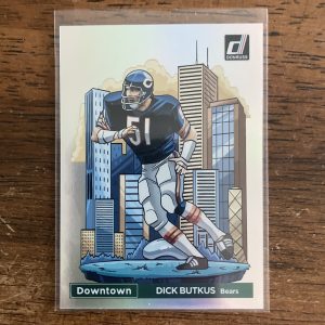Dick Butkus 2024 Panini Donruss SSP case hit Downtown insert card #9