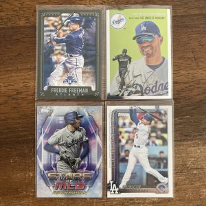 freddie freeman lot of baseball card - instant collection bundle pack