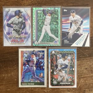 freddie freeman lot of baseball cards - instant collection bundle pack
