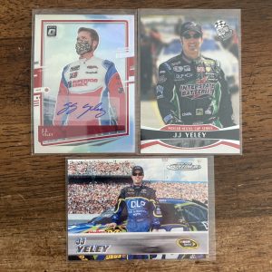 jj yeley lot of racing cards, autograph - instant collection bundle pack