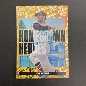 Joe Torre 2025 Topps All-Star Game Homegrown Heroes SSP Gold (#'ed 12/50) Insert HH-19