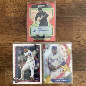 kumar rocker lot of baseball cards, rookie, rc autograph - instant collection bundle pack