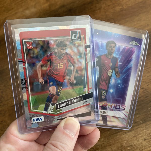 lamine yamal lot of soccer cards, rookie rc - instant collection bundle pack