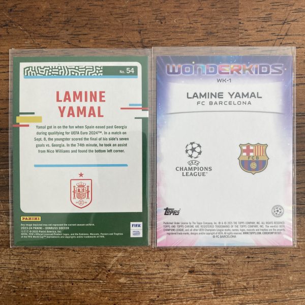 lamine yamal lot of soccer cards, rookie rc - instant collection bundle pack