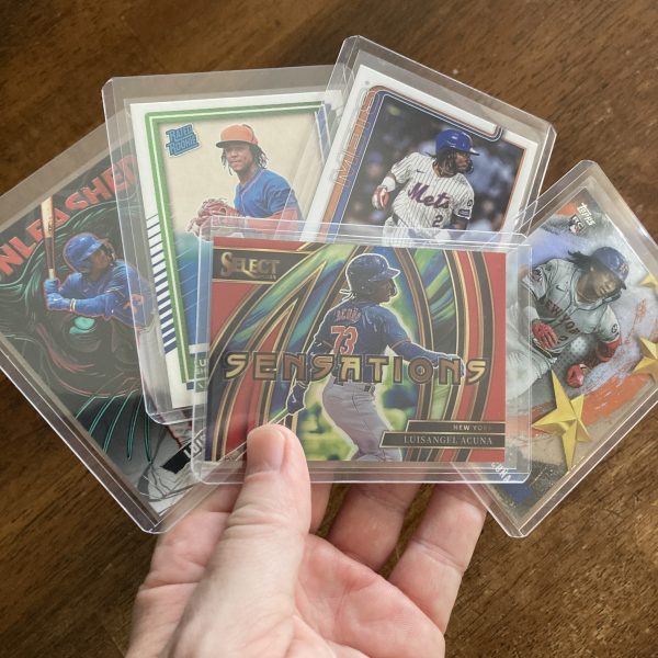 luisangel acuna lot of baseball cards, rookie rc - instant collection bundle pack