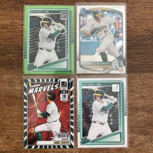 nick kurtz lot of baseball cards - instant collection bundle pack