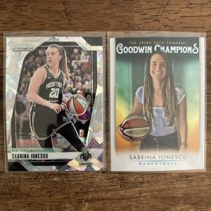 sabrina ionescu lot of basketball cards - instant collection bundle lot
