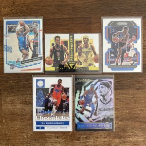 shai gilgeous alexander lot of basketball cards - instant collection bundle pack