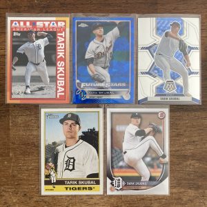 tarik skubal lot of baseball cards - instant collection bundle pack