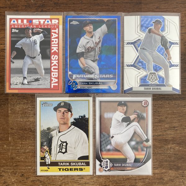 tarik skubal lot of baseball cards - instant collection bundle pack