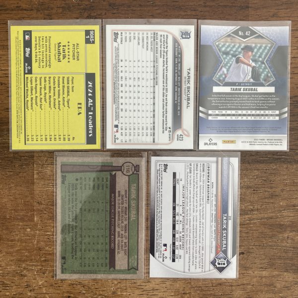 tarik skubal lot of baseball cards - instant collection bundle pack