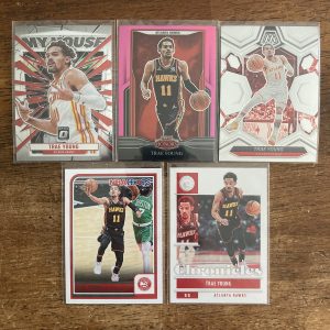 trae young lot of basketball cards - instant collection bundle pack