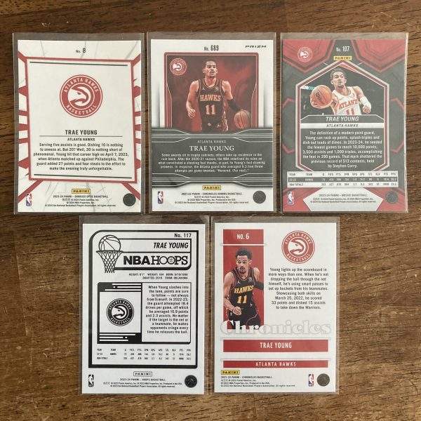 trae young lot of basketball cards - instant collection bundle pack