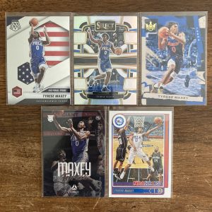 tyrese maxey lot of basketball cards - instant collection bundle pack