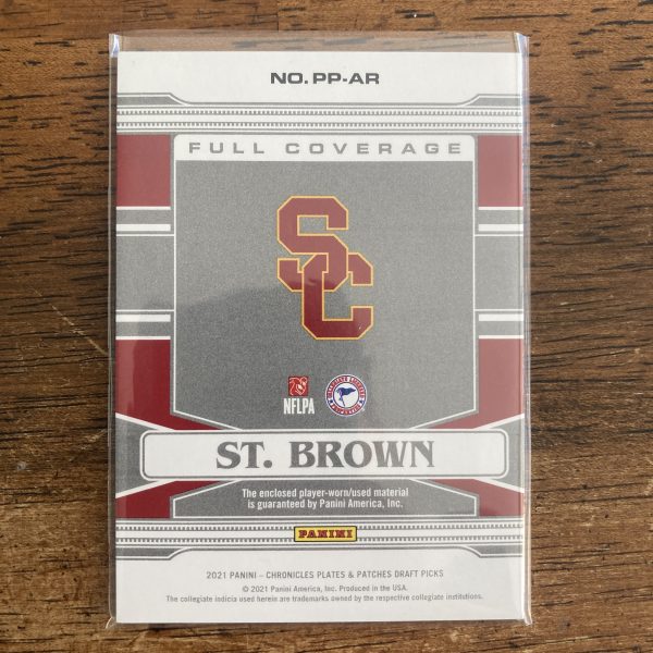 Amon-Ra St. Brown Lot w/SP Jersey RC Insert, Pack of 5 Football Cards, Rookie (inv1) - Image 5