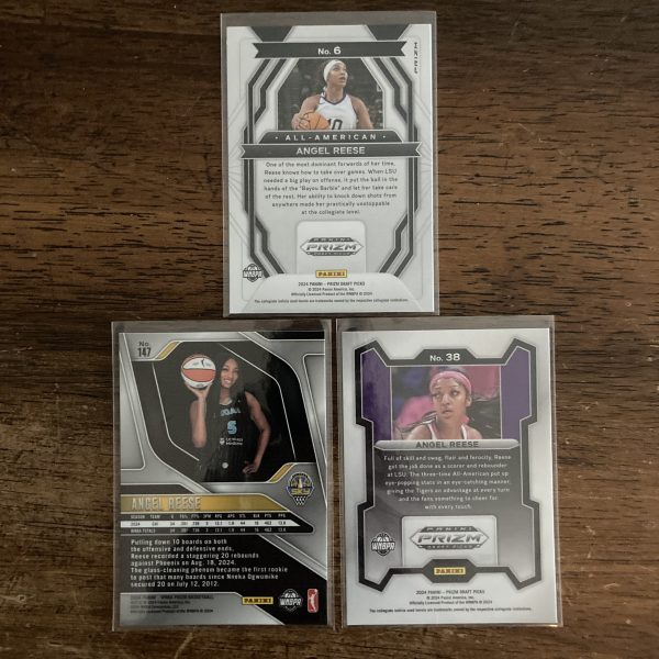 angel reese lot of basketball cards, rookie rc - instant collection bundle pack