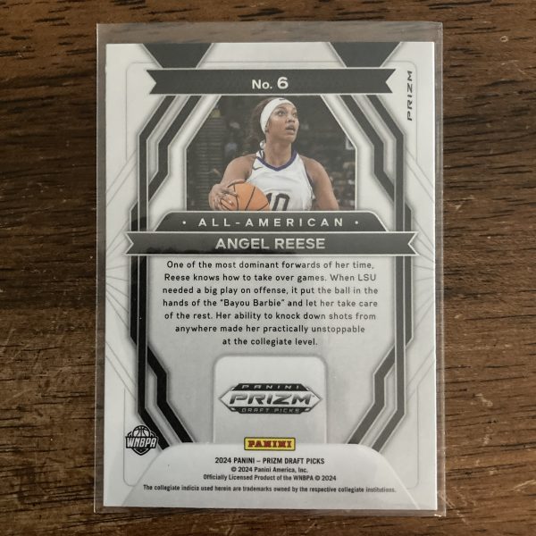 Angel Reese RCs Lot w/SP Orange Prizm Ice Insert, Pack of 3 Basketball Rookie Cards (inv3) - Image 5
