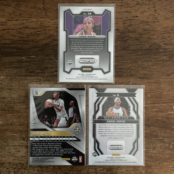 angel reese lot of basketball cards, rookie rc - instant collection bundle pack