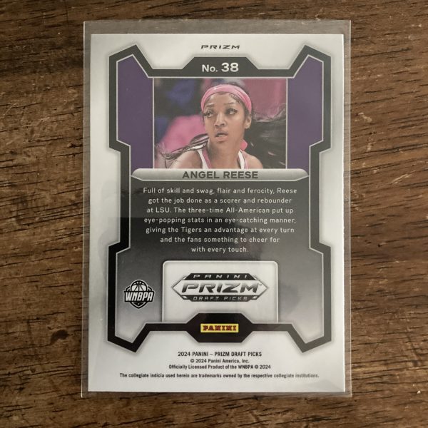 Angel Reese RCs Lot w/SP Green Prizm, Pack of 3 Basketball Rookie Cards (inv5) - Image 5