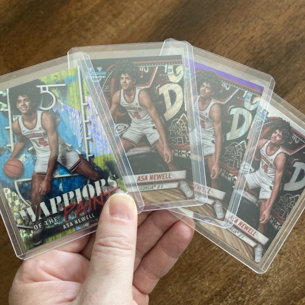 asa newell lot of basketball cards, 1st bowman - instant collection bundle pack