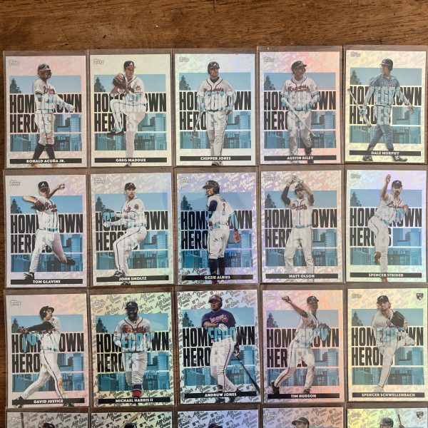 Complete Set of 25 Atlanta Braves Homegrown Heroes Cards, 2025 Topps All-Star Game Inserts Pack - Image 3