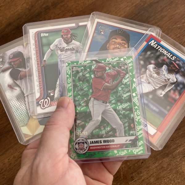 james wood lot of baseball cards, rookie rc - instant collection bundle pack