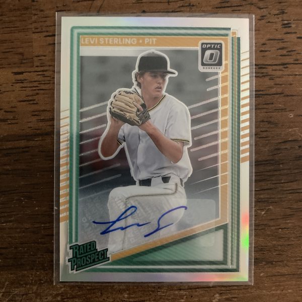 Levi Sterling Lot w/SP Auto Holo Prizm, Pack of 4 Baseball Cards (inv1) - Image 4