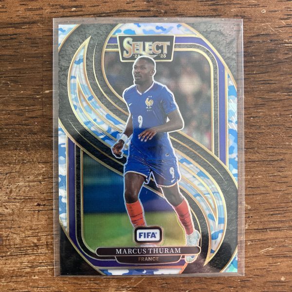Marcus Thuram Lot w/SSP Camo Prizm Jersey Match #'ed 09/30 & Optic Holo, Pack of 4 Soccer Cards (inv1) - Image 4