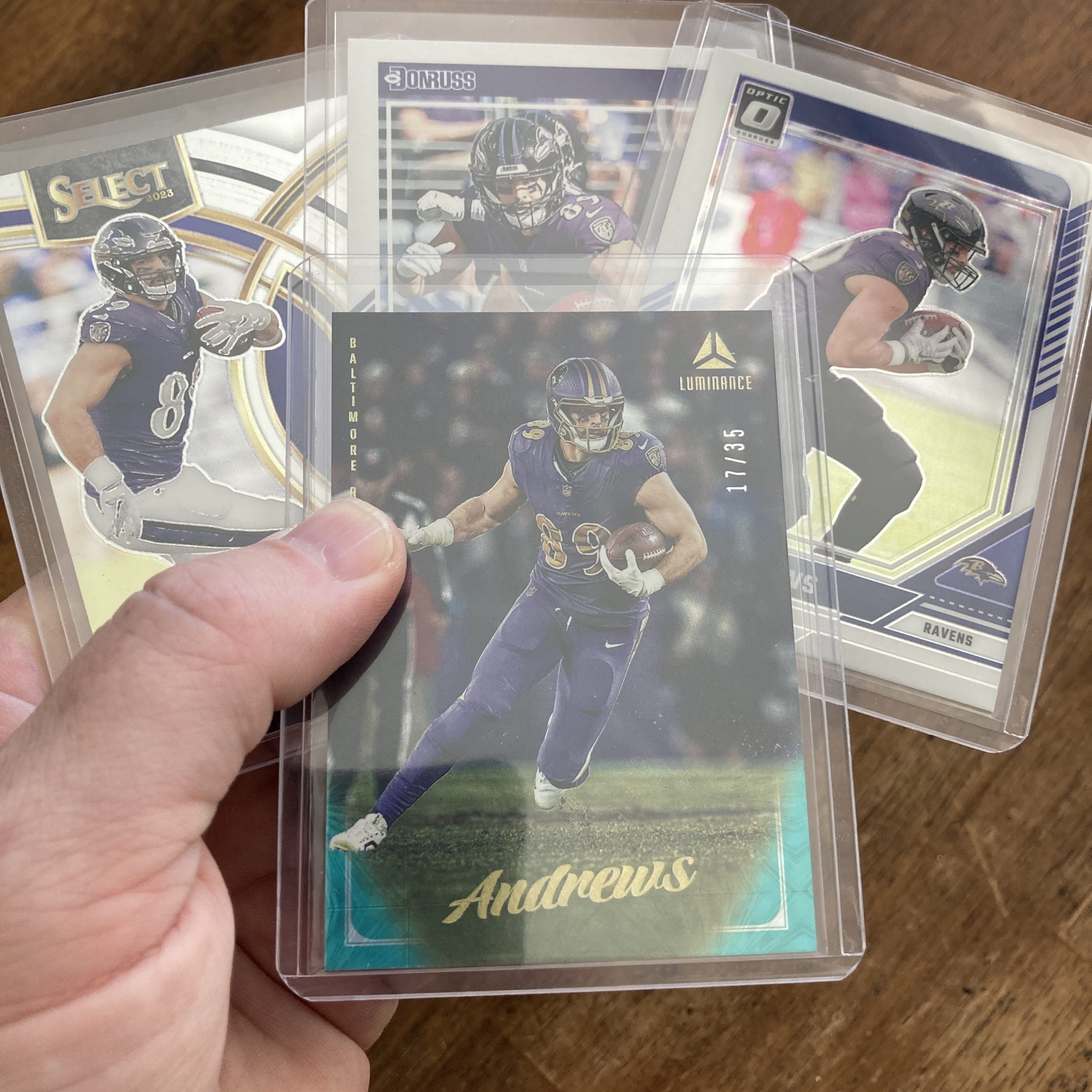mark andrews lot of football cards - instant collection bundle pack